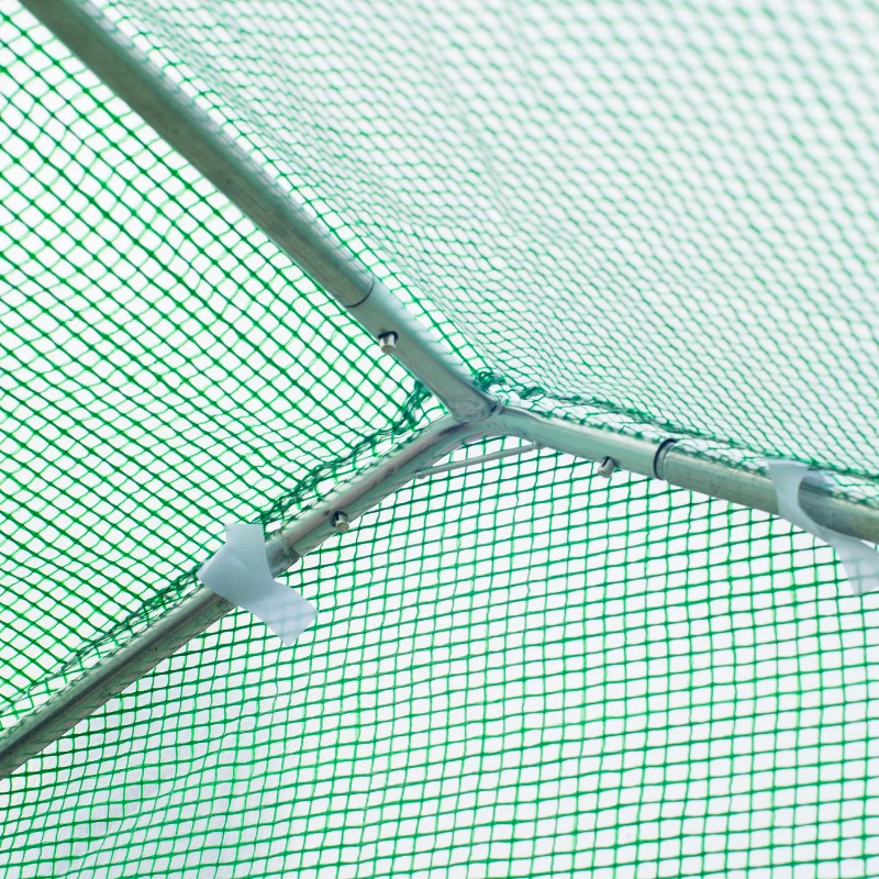 Outsunny 15’ x 7’ x 7’ Outdoor Portable Walk-In Tunnel Greenhouse with Windows