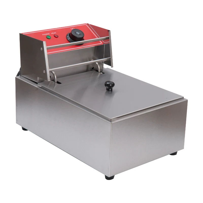 6 Liter Stainless Steel Commercial Grade Electric Deep Fryer
