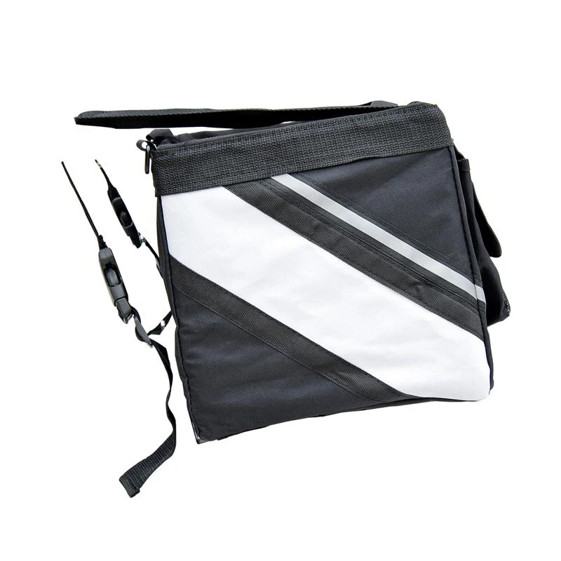 Pawhut Vehicle/Bicycle Soft Side Carrier - Black / Gray