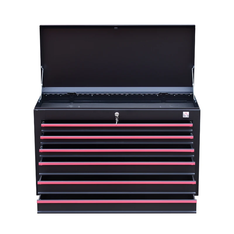 HomCom Tool Chest Storage Cabinet w/ 6 Sliding Drawer & Handle