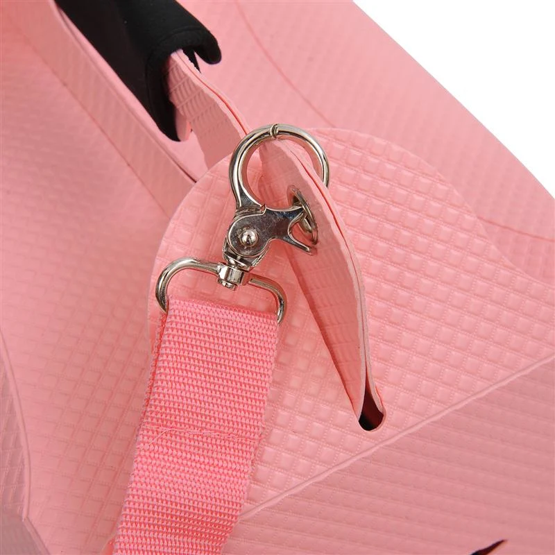 Pawhut Portable Folding Pet Dog Travel Carrying Tote Bag House Kennel - Pink