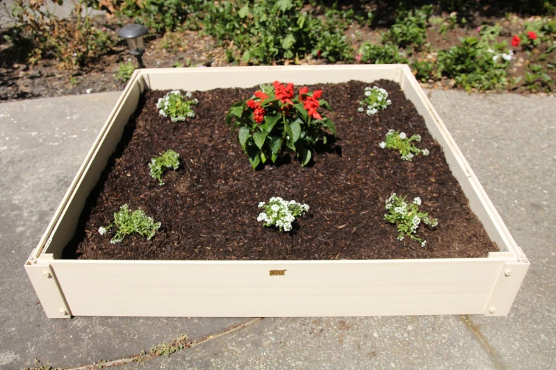 New Age Garden 4' x 4' Rockford Stackable Garden Bed