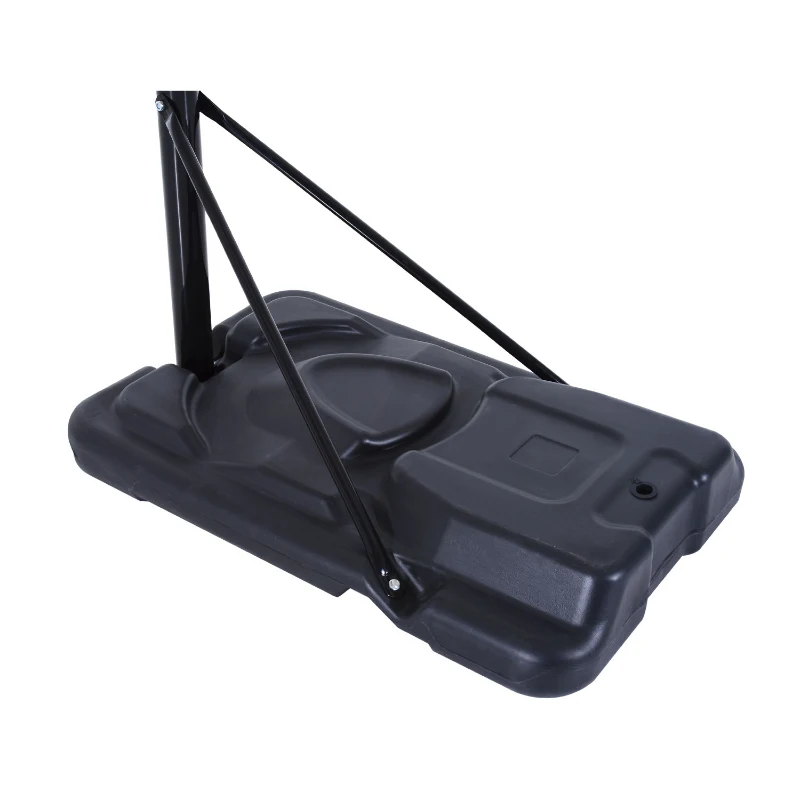 Open Box Aosom 44" Clear Backboard Height Adjustable Portable Basketball Hoop