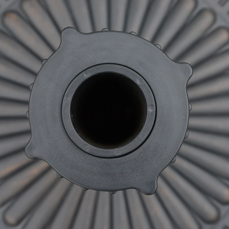 Outsunny 17.5" Decorative Round 42 lb Cement Weighted Sun Shade Poolside Patio Umbrella Stand