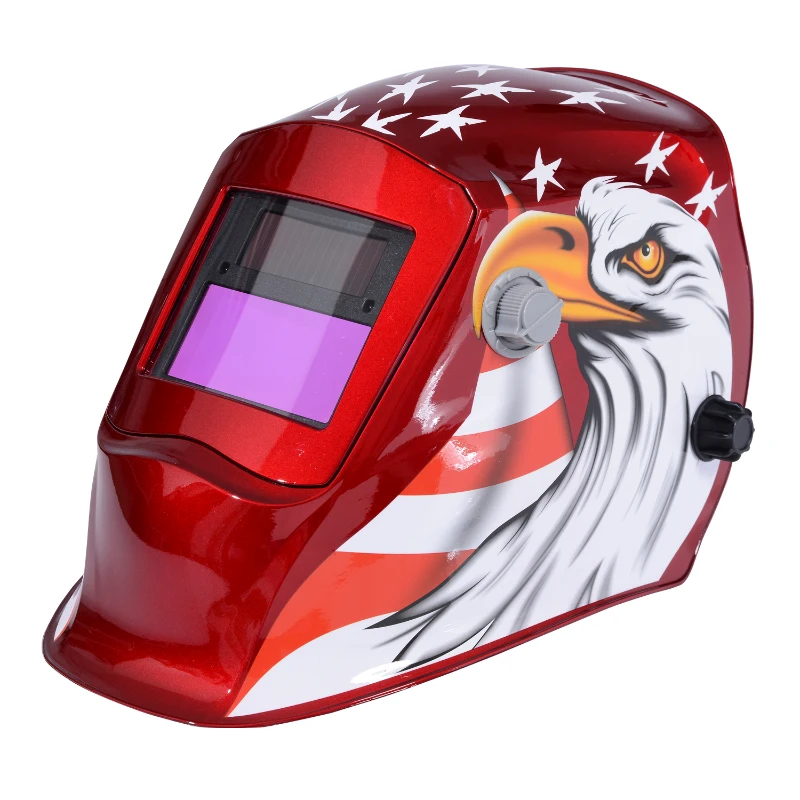 HomCom Solar Power Auto Darkening Welding Helmet – Eagle