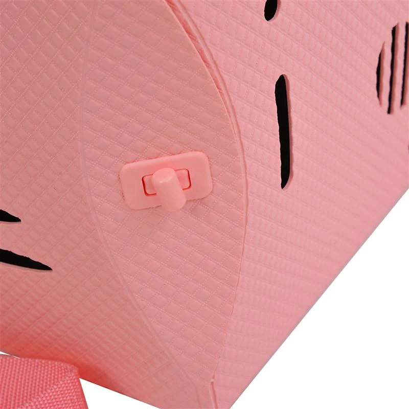 Pawhut Portable Folding Pet Dog Travel Carrying Tote Bag House Kennel - Pink