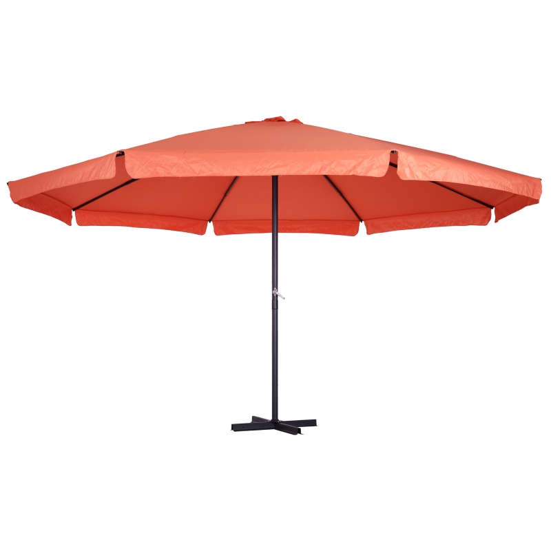 Outsunny 16" Oversize Outdoor Patio Umbrella Garden Sunshade w/ Cross