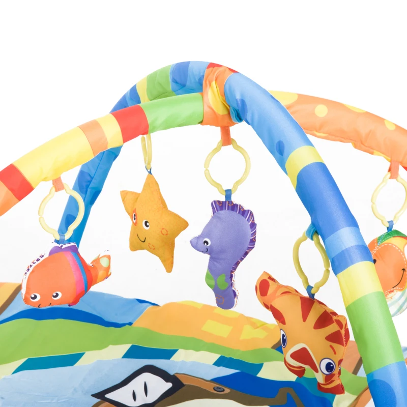 Qaba Kids Baby Toddler Play Gym Activity Center Creeping Mat