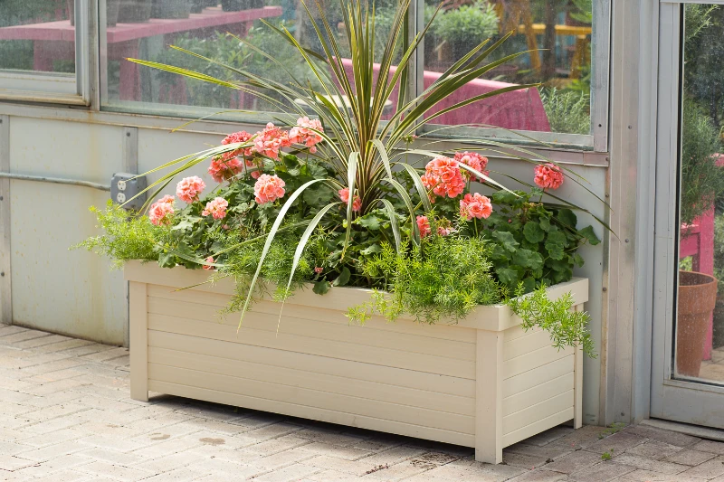 New Age Garden 48" Danville Rectangular Garden-Flower Planter