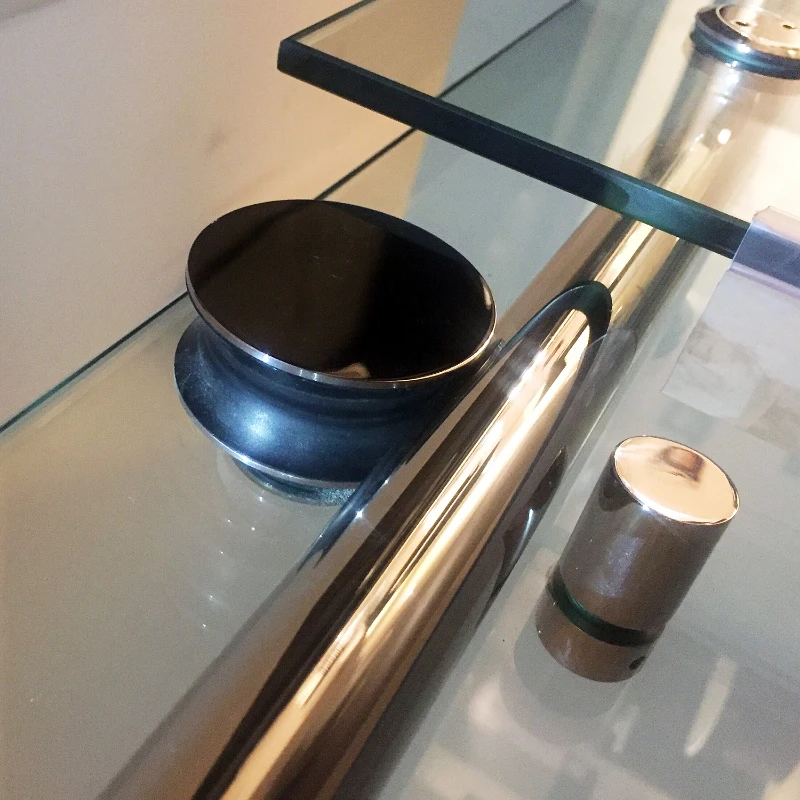 HomCom Frameless Glass Sliding Shower Door - Polished Stainless - 48" Width / 3/8" Glass