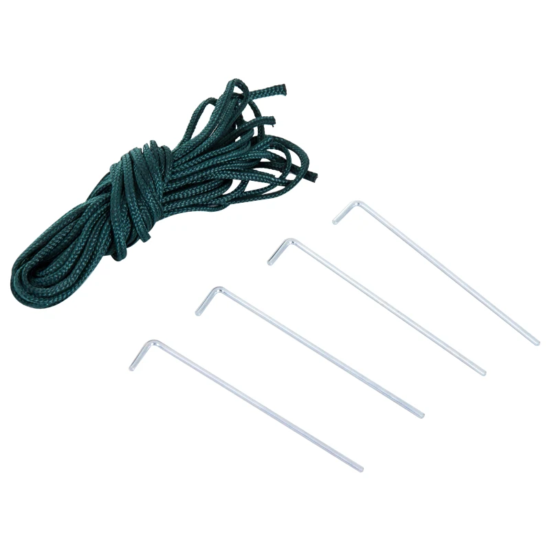 Outsunny 4.5’ x 2.5’ x 6.5’ 2 Tier 4 Shelf Outdoor Portable Walk-In Greenhouse