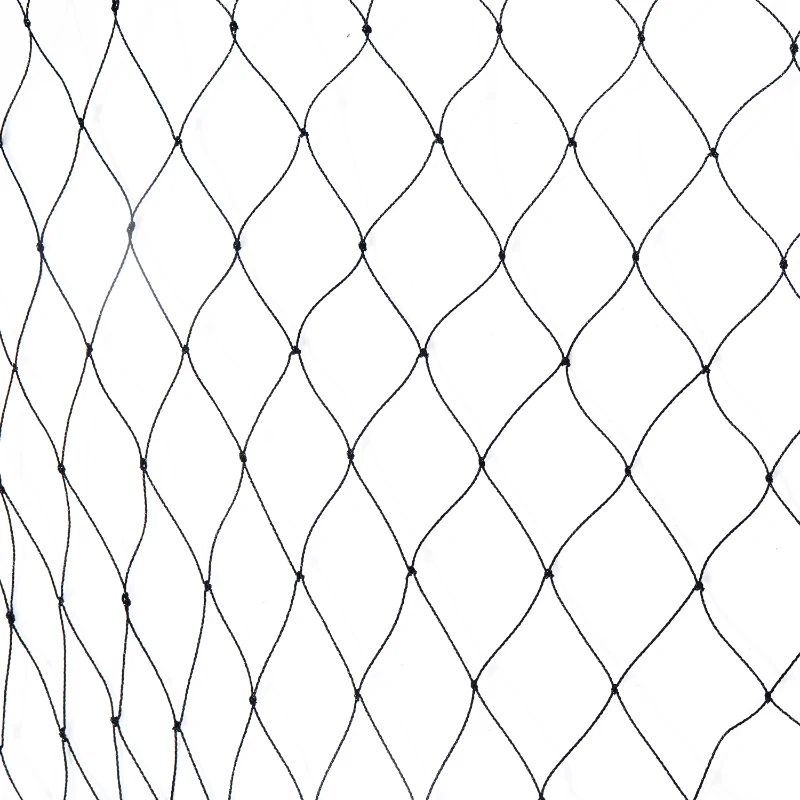PawHut 50' x 50' Mesh Bird Repellent Netting - Black