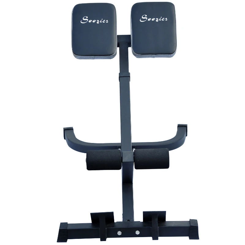 Soozier 45 Degree Hyperextension Home Gym Heavy Duty Full-Body Workout Exercise Bench