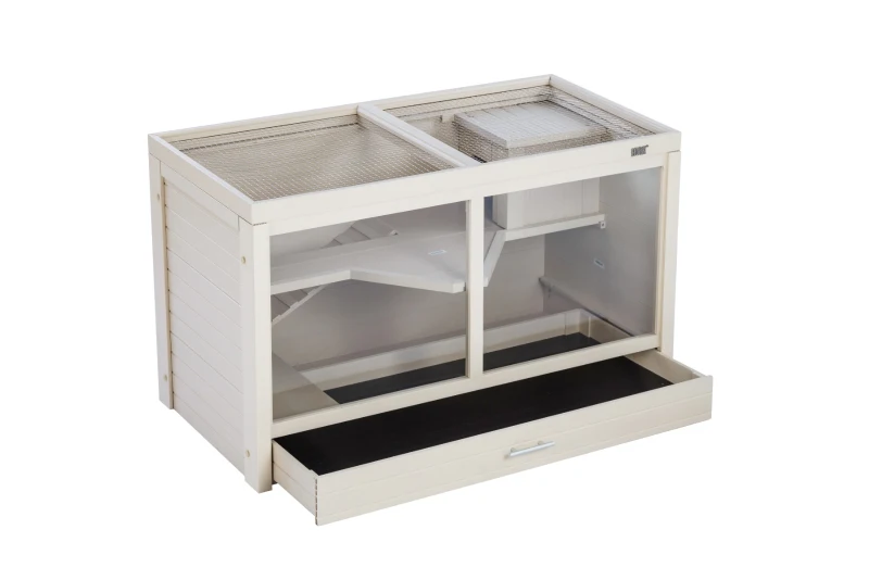 New Age Pet Park Avenue Indoor Rabbit Hutch-Maple