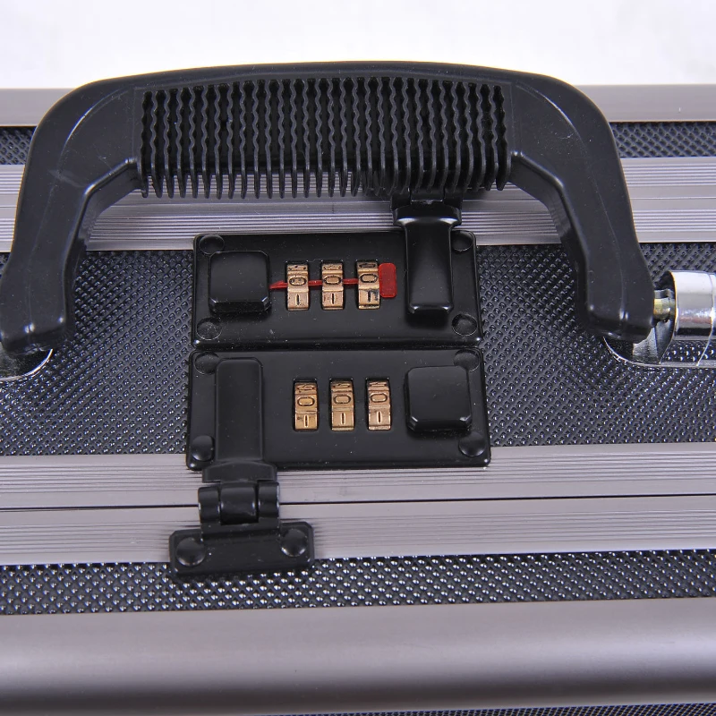 HomCom Lightweight Double Sided Hard Box Combination Lock Secure Gun Safe