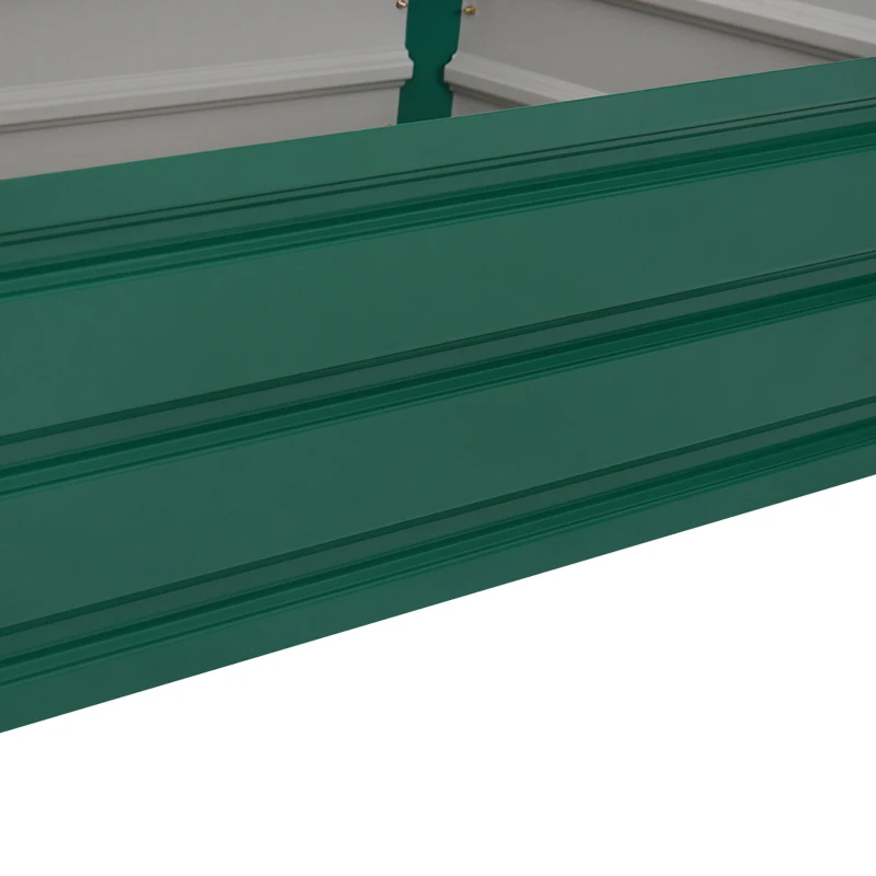 Outsunny Raised Garden Bed Gardner Frame Outdoor Planter Kit Flower Vegetable Gardening - Green
