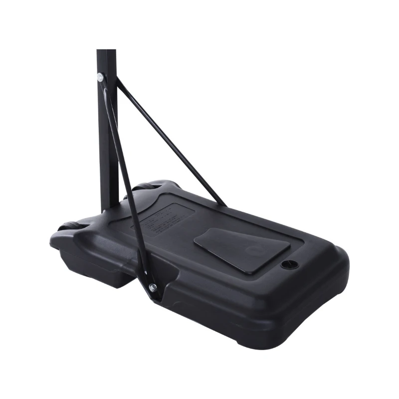 Soozier Outdoor Height Adjustable Portable Junior Basketball Hoop System Moveable Athletic Basketball Stand