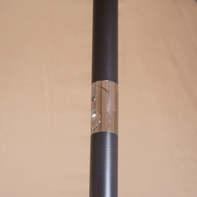 Outsunny 10’ Aluminum Outdoor Patio Umbrella with Tilt and Crank – Latte Brown