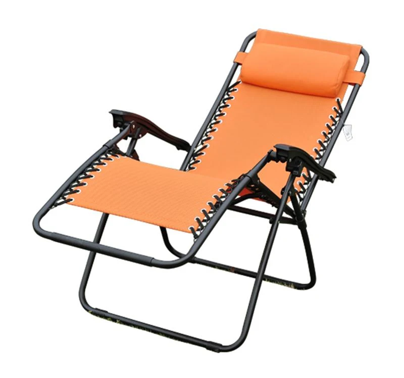 Outsunny Reclining Zero Gravity Chair - Orange