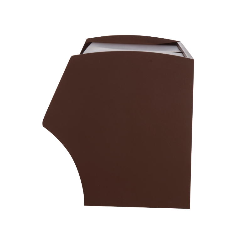 HomCom 48" Wall Mounted Floating Media Console - Brown