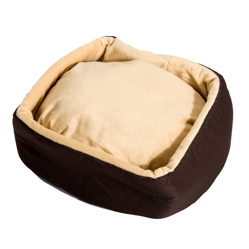 Pawhut 16" Indoor Electric Heated Round Dog Bed