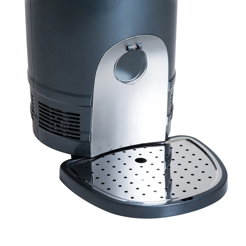 HOMCOM 5 Liter Mini Kegerator Beer Cooler Dispenser Portable -Black