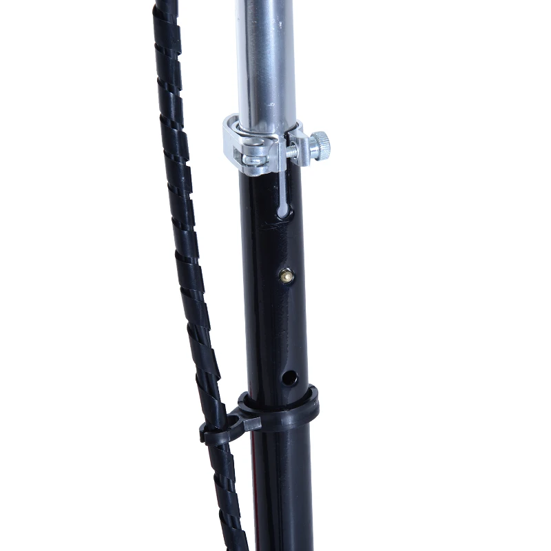 Aosom 120W Kids Folding Electric Scooter with LED Lights - Red