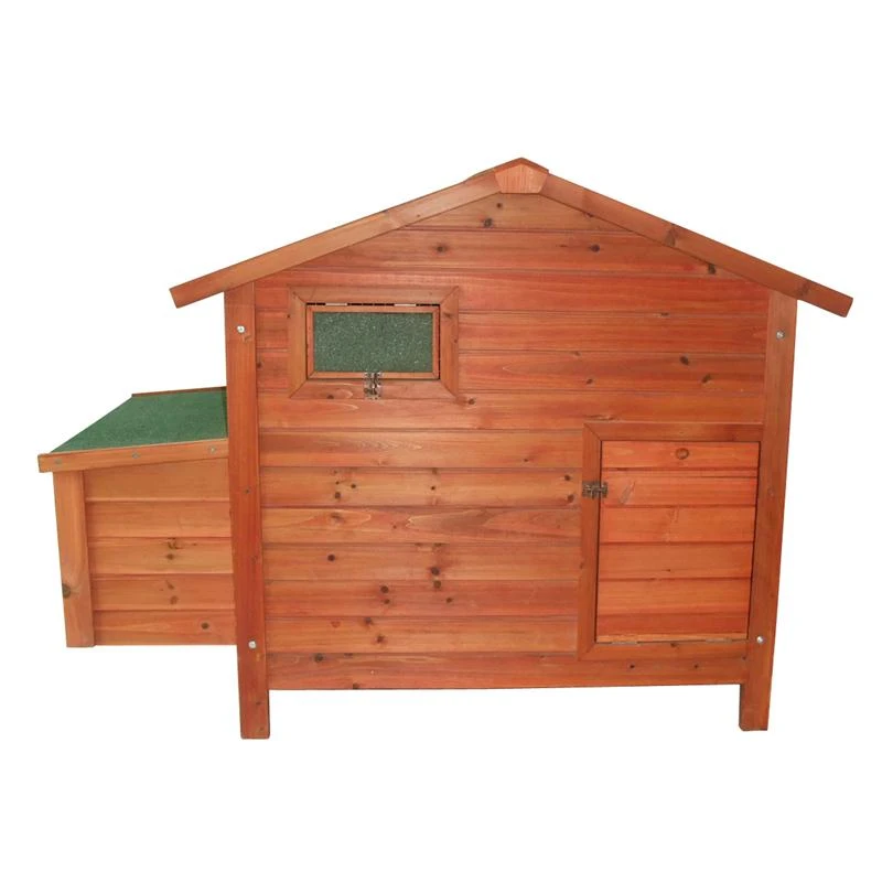 Pawhut Portable Wooden Chicken Coop With Nesting Box and Roost