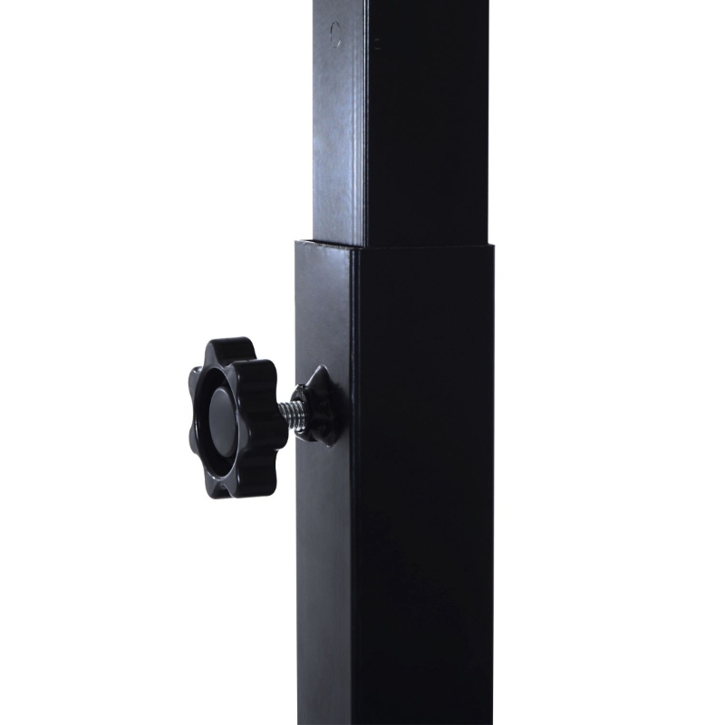 Soozier Outdoor Height Adjustable Portable Junior Basketball Hoop System Moveable Athletic Basketball Stand