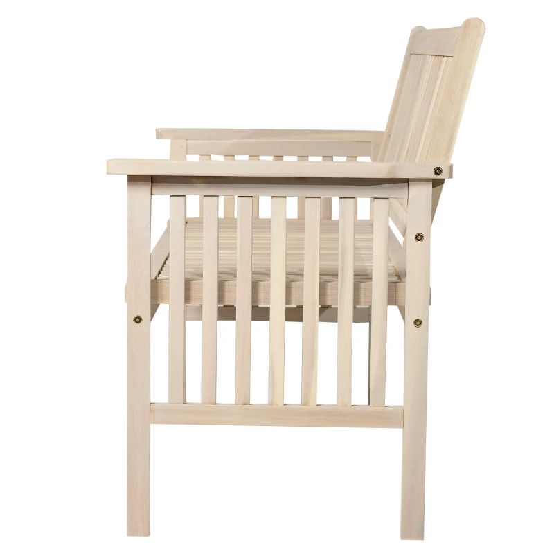 Outsunny 46" Acacia Wood Outdoor Patio Garden Bench