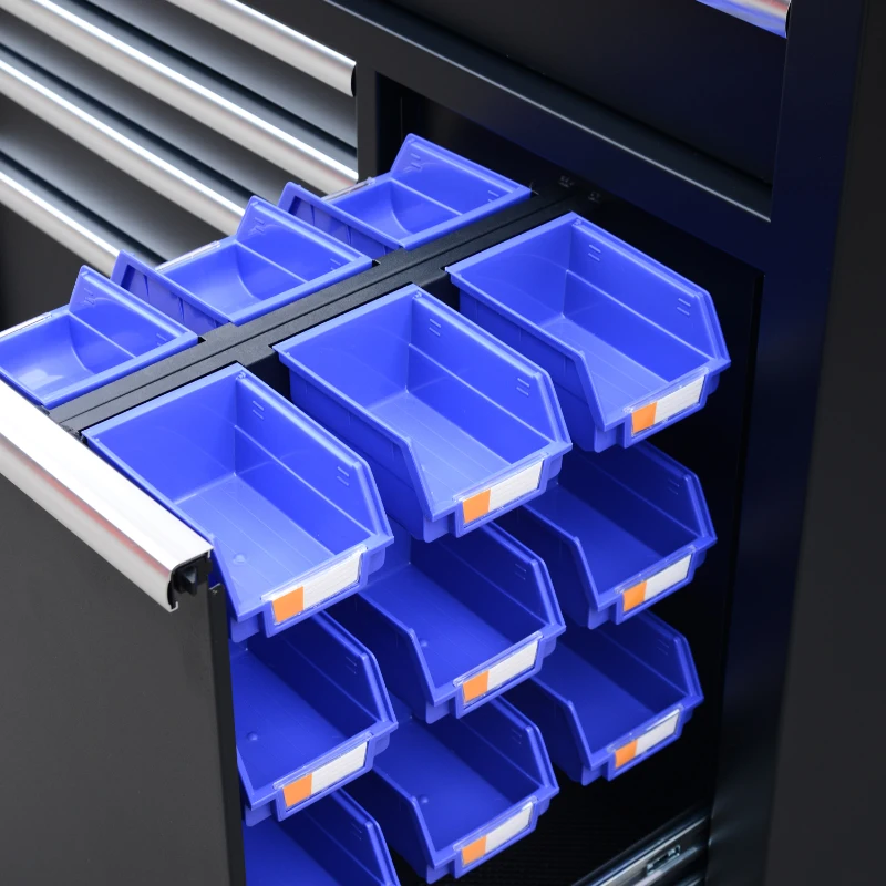 HomCom Rolling Steel 11 Drawer Tool Chest Cart