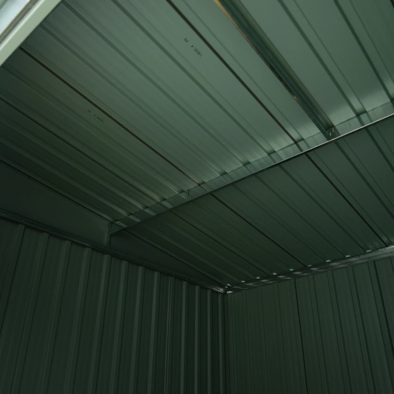 Outsunny 4' x 8' Steel Outdoor Garden Storage Shed Yard Tool House