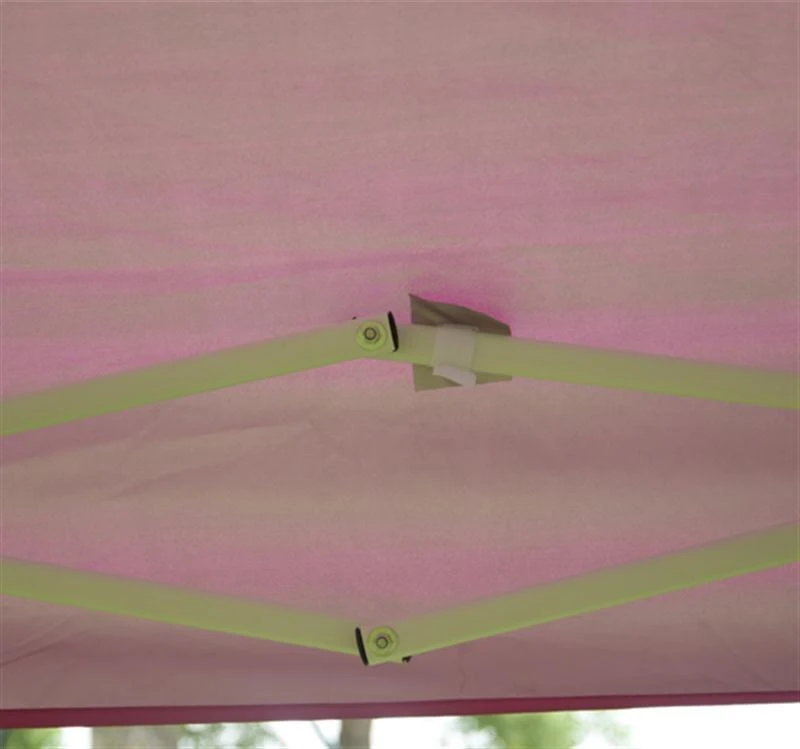 Outsunny 10' x 10' Slant Leg Easy Pop-Up Canopy Party Tent - Pink