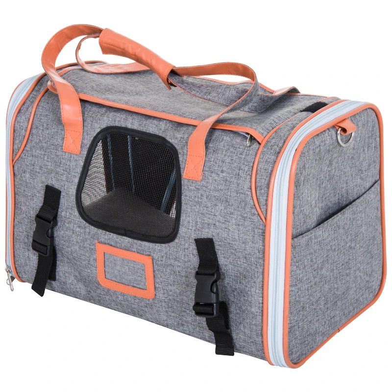 PawHut 18" Small Dog Carrier Pet Tote Bag Airline Approved Pet Carrier Cat Travel Carrier