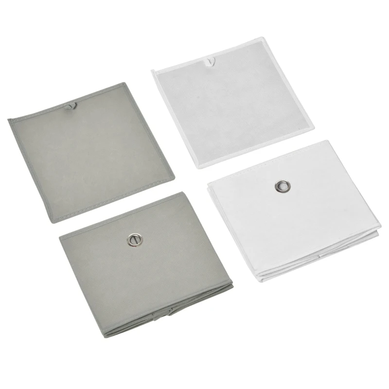 HOMCOM Kids Shelf /w Cubes, Cubby Storage for Kids