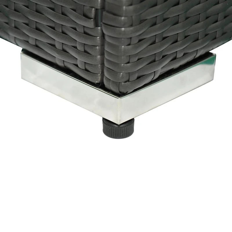 Outsunny 6 Piece Outdoor Patio PE Rattan Wicker Sofa Sectional Furniture Set