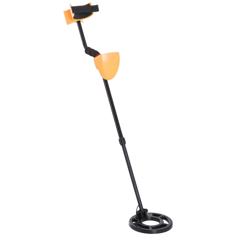 Outsunny 5 Mode LCD Water Resistant Adjustable Handheld Metal Detector - Yellow