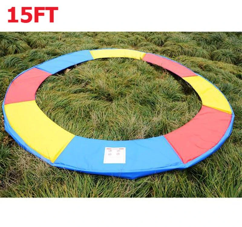 Aosom 15' Round Replacement Trampoline Spring Cover Safety Pad - Multicolor
