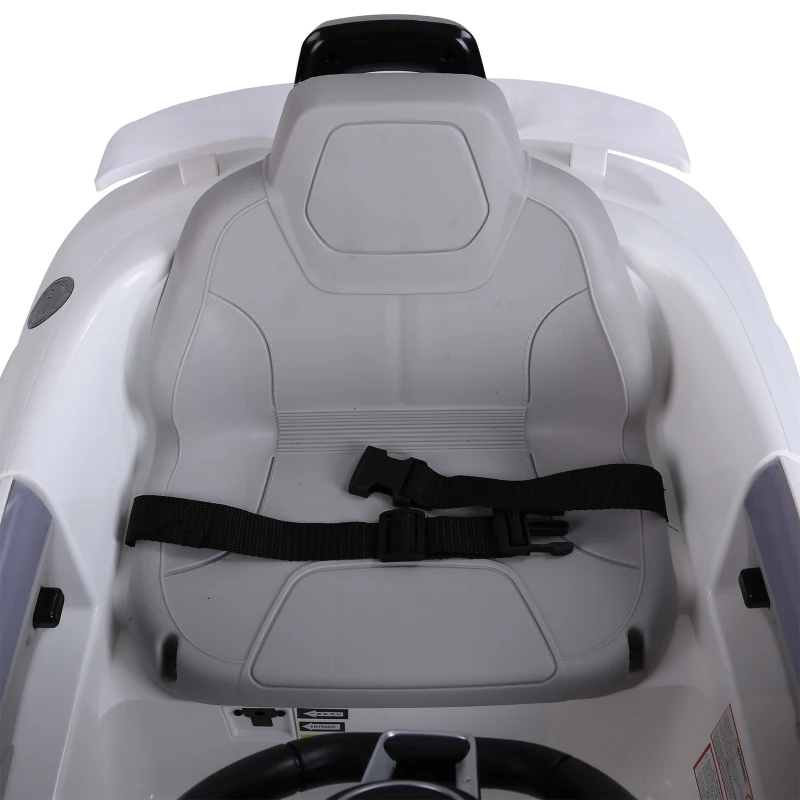 Aosom 6V Audi TT RS Kids Oudtoor Electric Sports Car Vehicle Ride On Toy One Seat with Remote Control - White