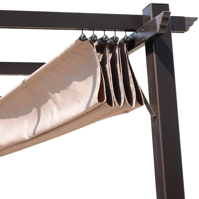 Outsunny 10' x 13' Outdoor Pergola Gazebo, Backyard Sunshade Canopy Cover