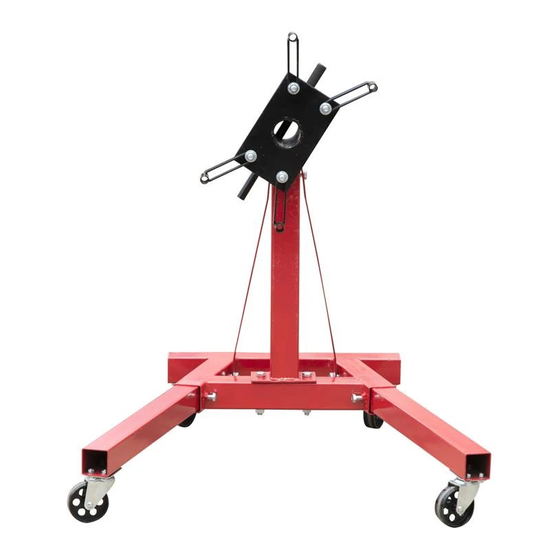 HomCom 2000 lb Engine Stand w/ Rotating Head - Red