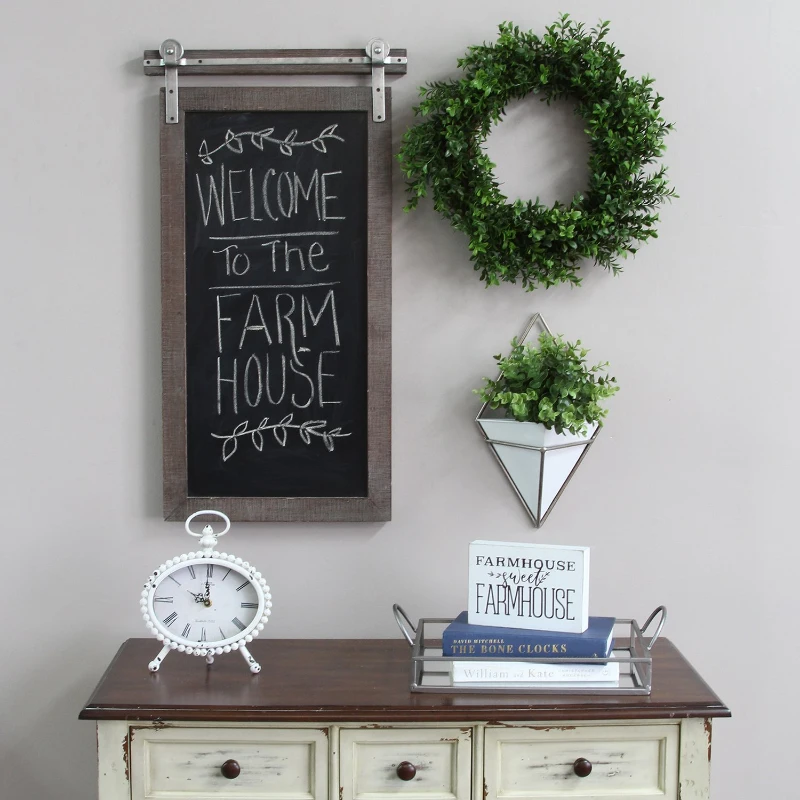 Stratton Farmhouse Chalkboard Wall Decor