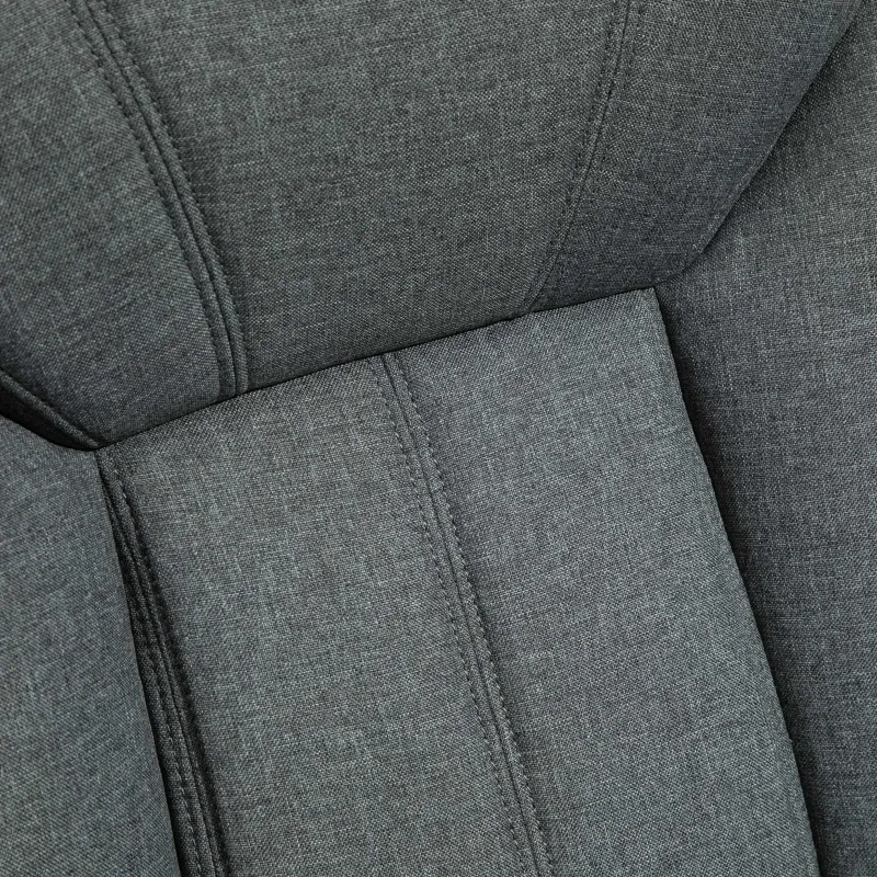Vinsetto High Back Home Office Chair Computer Desk Chair w/ Arm, Swivel Wheels, Gray