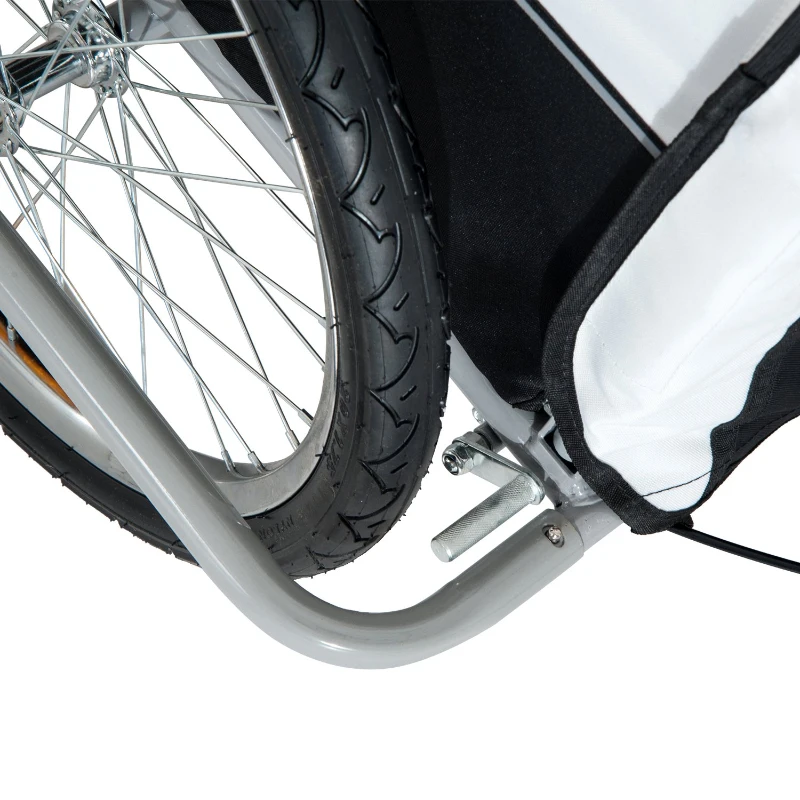 Aosom Elite 2-in-1 Double Child Bike Trailer/ Jogger
