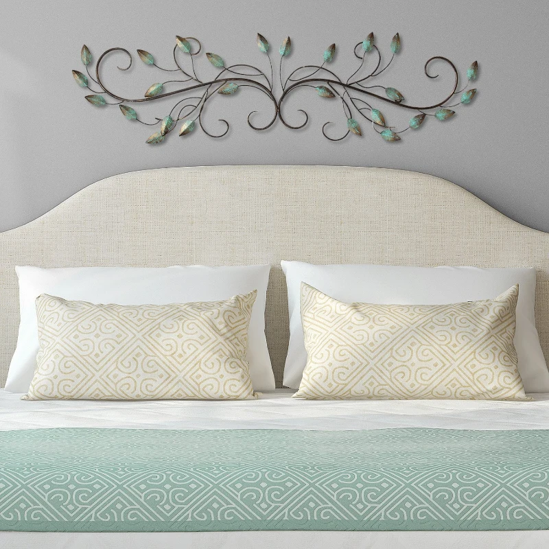 Stratton Patina Scroll Leaf