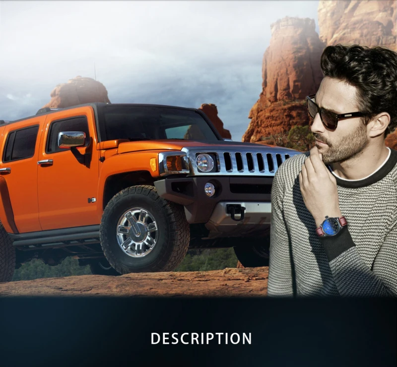 Senors Men Business Casual Watch Males Fashion Brown Leather Strap Wristwatch Quartz-Watch Relojes Casual Hombres 014--green dial plate