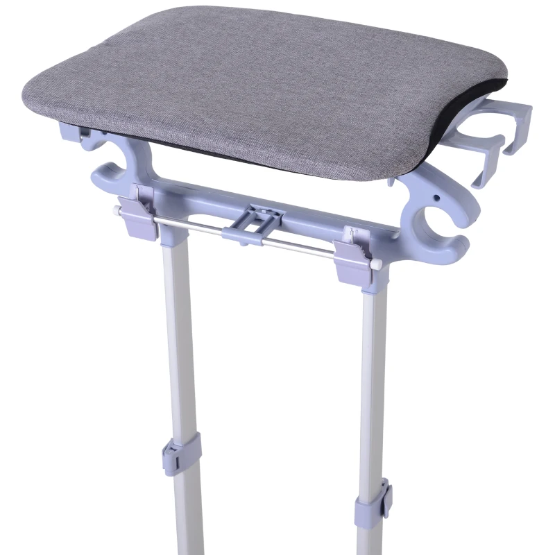 HOMCOM Fabric Garment Steamer for Clothes, Hanging Full Size, 2 Liter, 1350W, 11 Level Steam Adjustment - Red