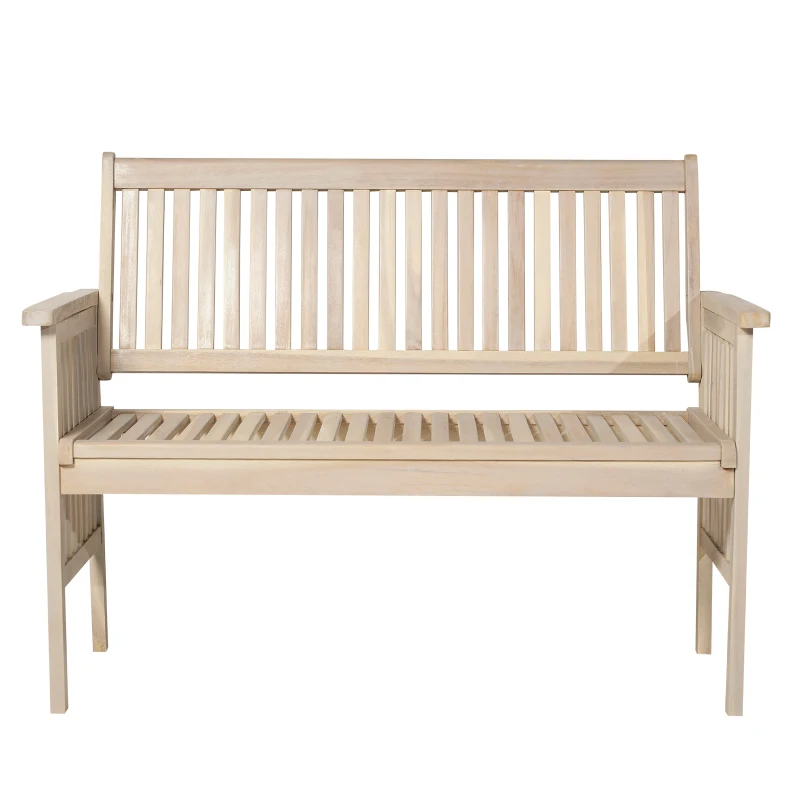 Outsunny 46" Acacia Wood Outdoor Patio Garden Bench