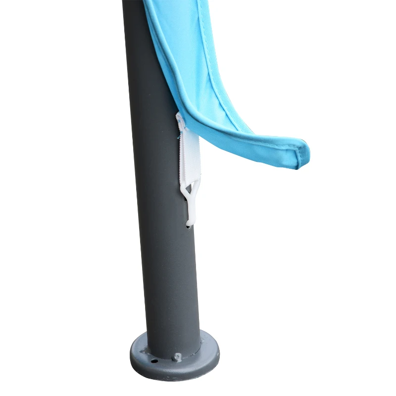 Outsunny 10’ x 10’ Outdoor Portable Dome Canopy Tent Sunshade Cover - Blue