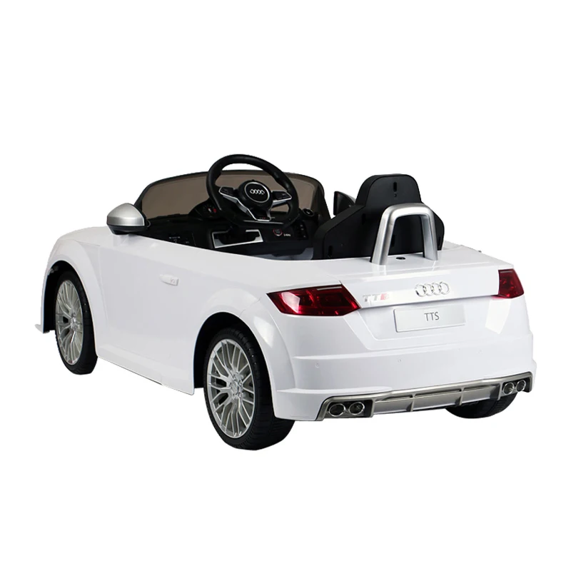 Audi 6V Kids Electric Ride-On Car with Remote Control - White